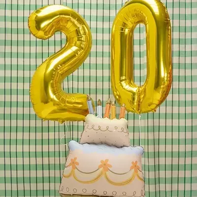 Balão Bolo de aniversário