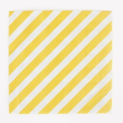Guardanapos Riscas Amarelas