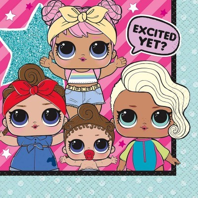 Guardanapos Cocktail LOL Surprise