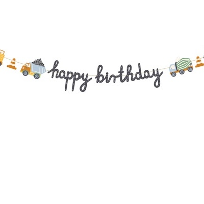 Grinalda Happy Birthday Construção