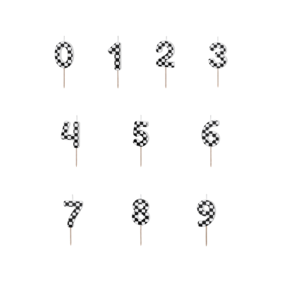 Velas Número Corrida