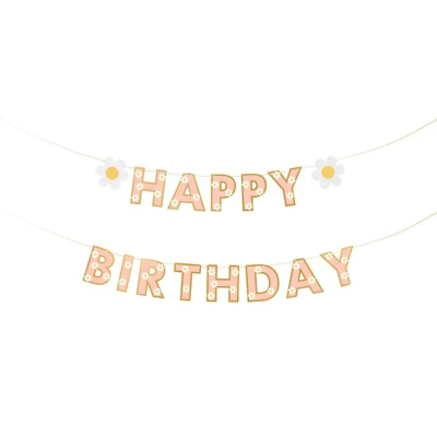 Grinalda Happy Birthday Margaridas