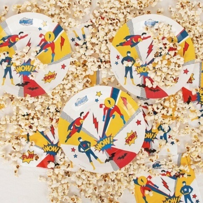 Pratos Super Heróis