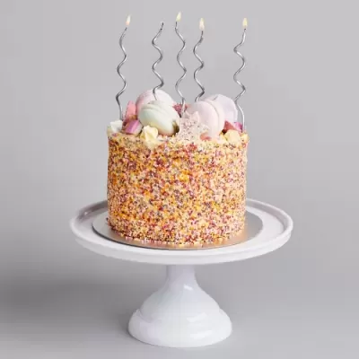 Velas Curly Prateado