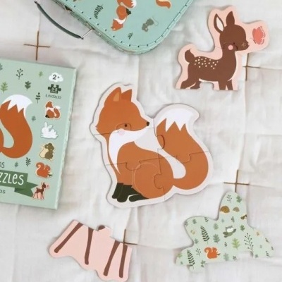 Puzzle Animais do Bosque