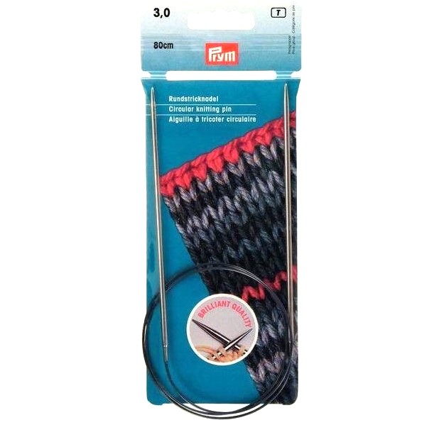 Agulha Circular 3mm com 80cm