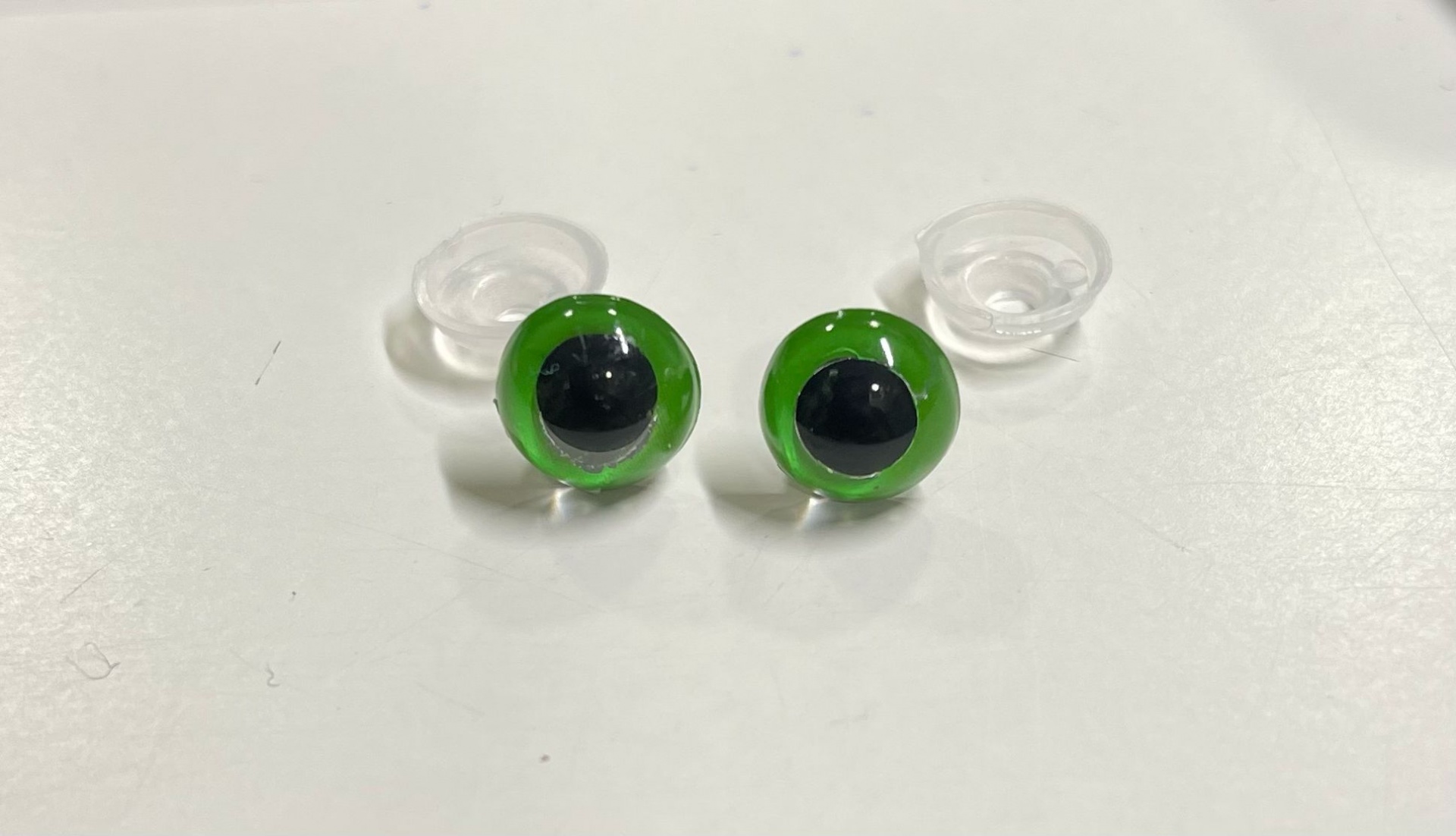 Olhos Amigurumi Verdes 10mm