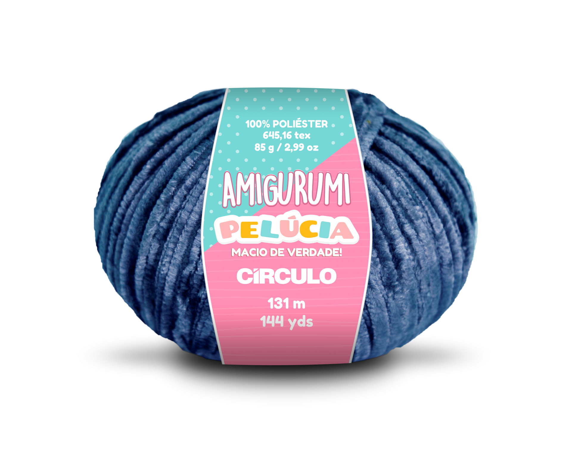 Amigurumi Pelúcia Anil Profundo - 2856