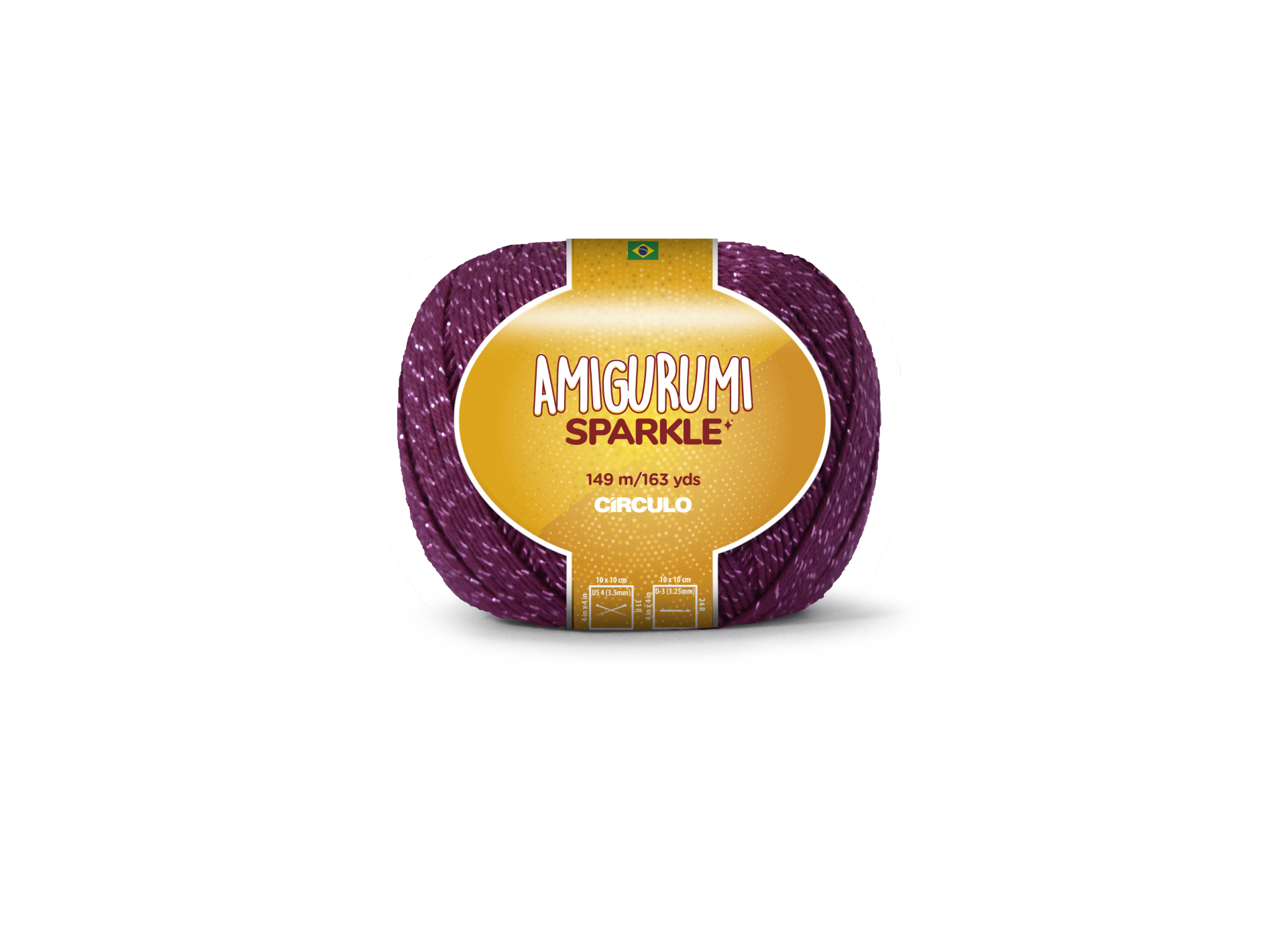 Amigurumi Brilho Vinho - 3154