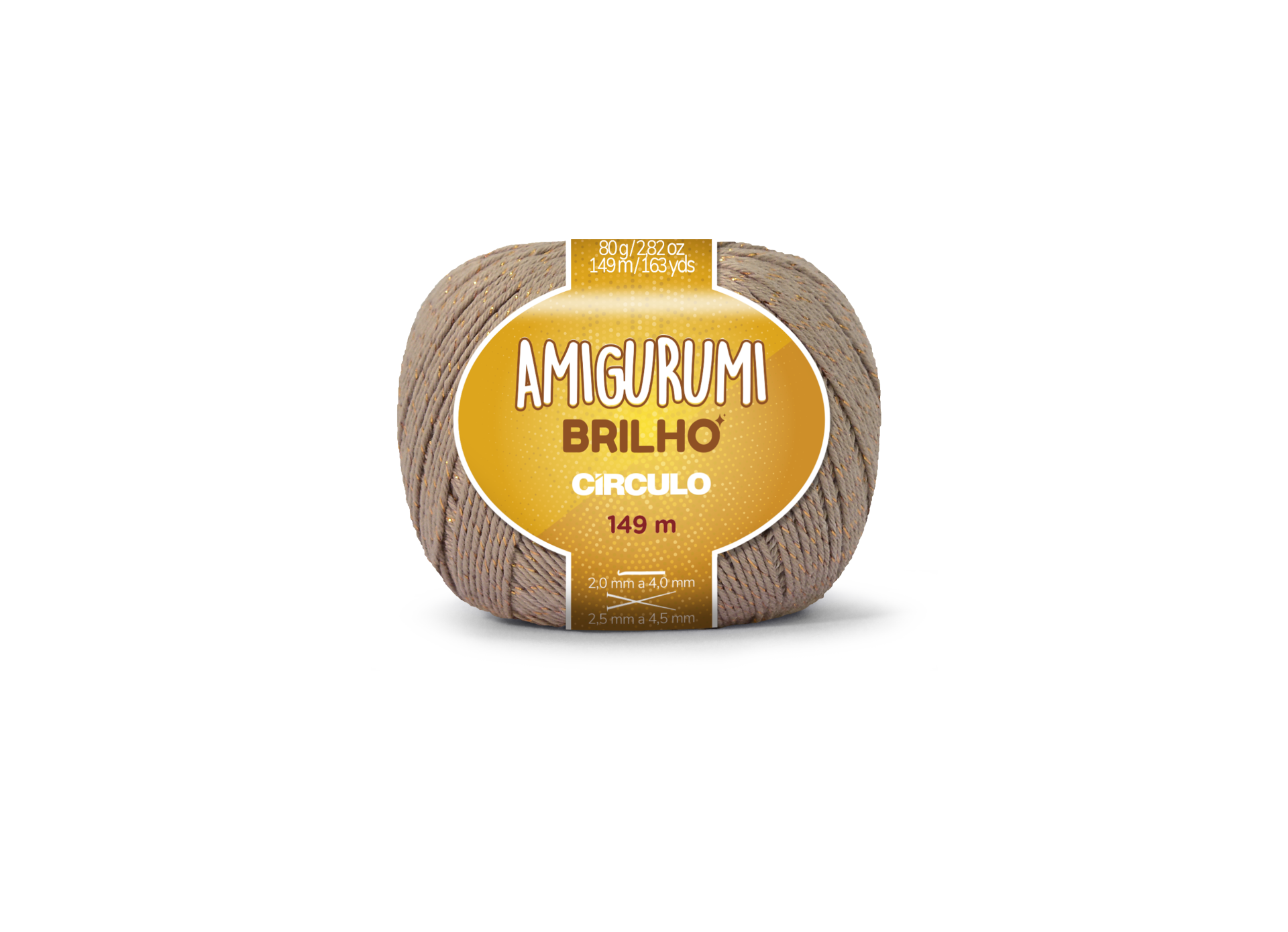 Amigurumi Brilho Castanha - 7625