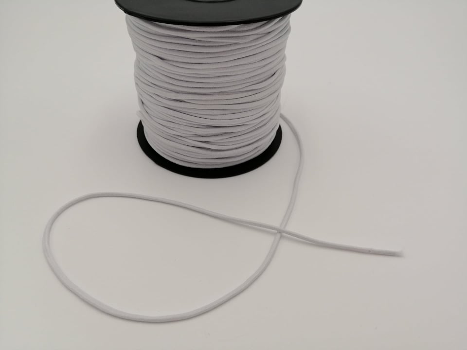 Elástico Rolinho Branco