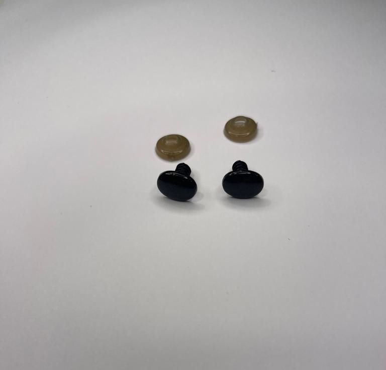 Olhos Amigurumi Ovais 12mm