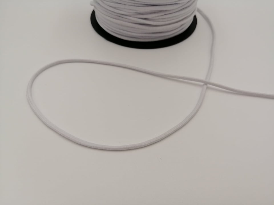 Elástico Rolinho Branco