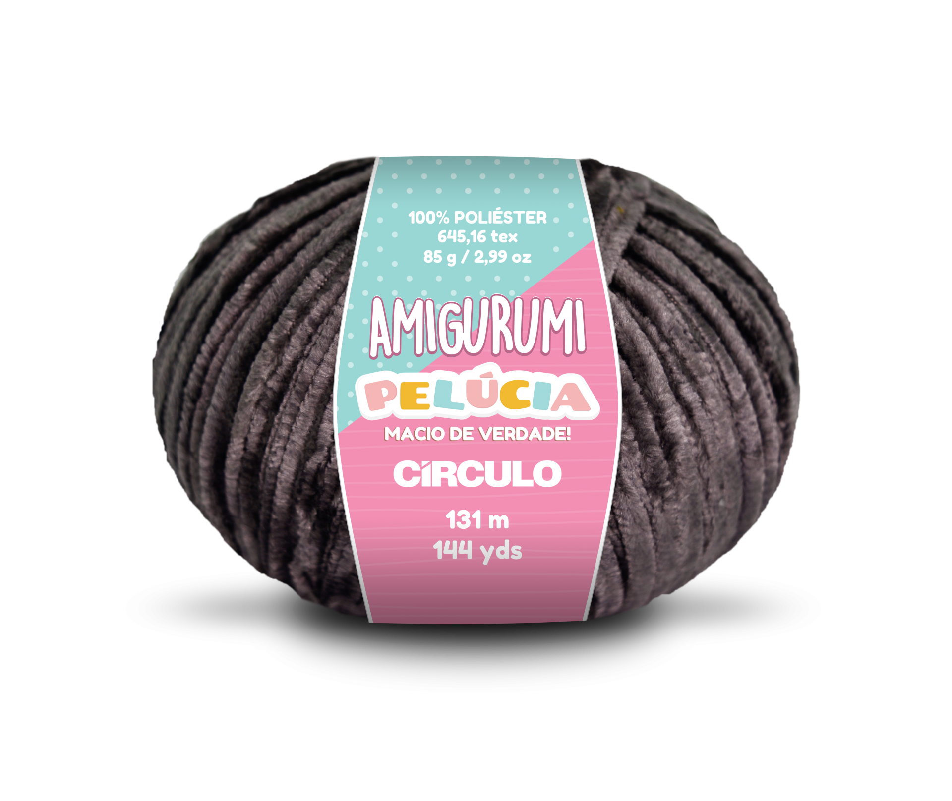 Amigurumi Pelúcia Preto - 8990