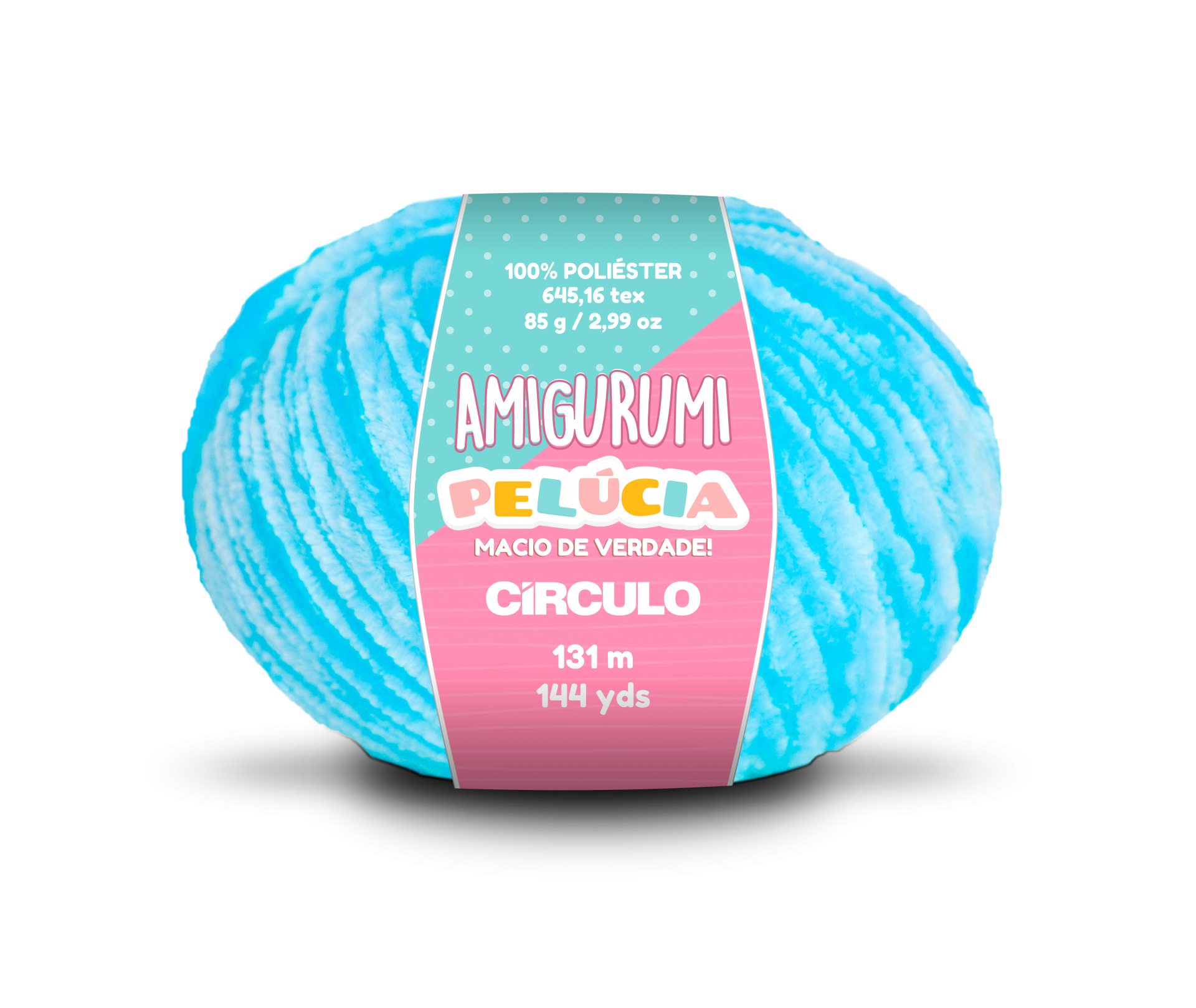 Amigurumi Pelúcia Turquesa - 2194