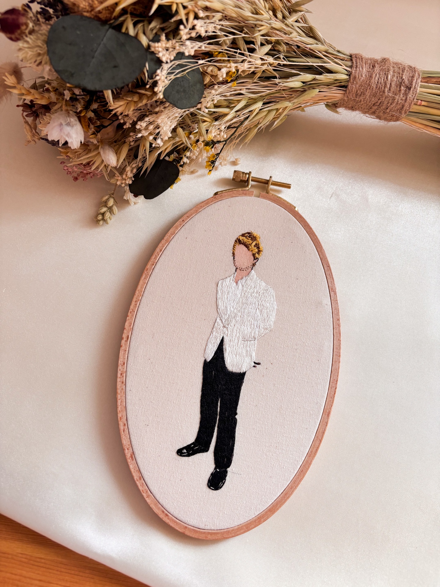 Retrato de pessoas bordado 👤