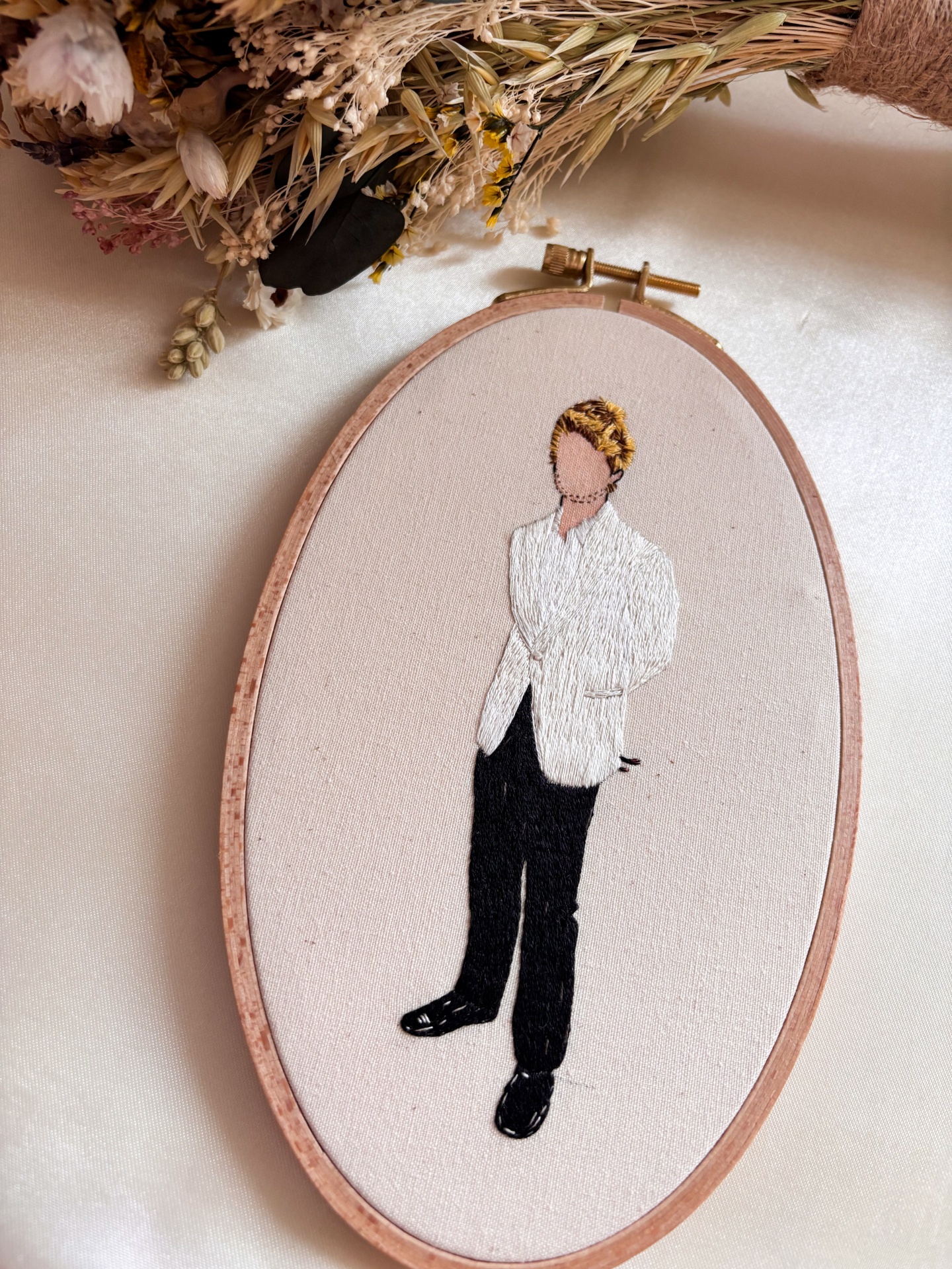 Retrato de pessoas bordado 👤
