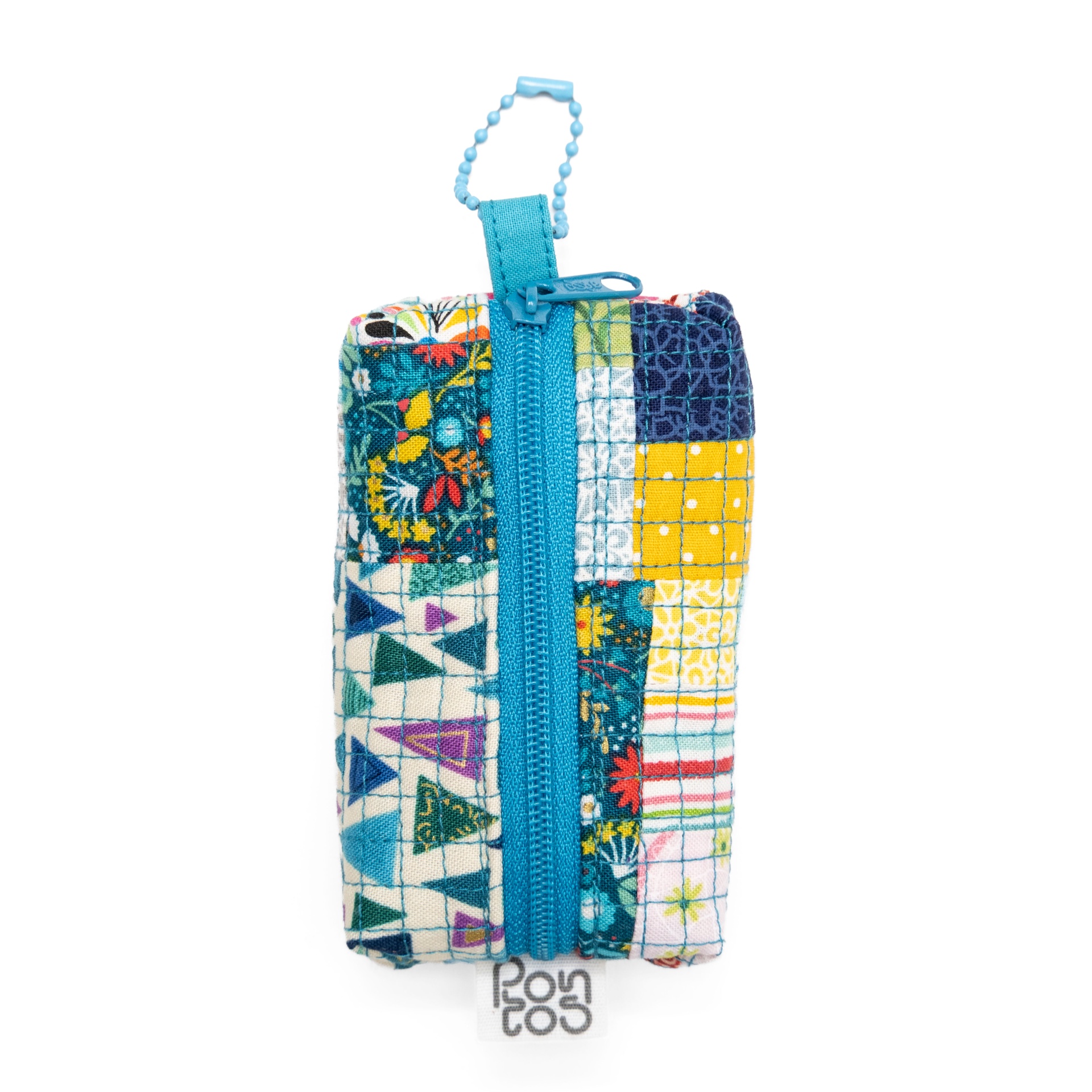 Bolsa Bloco Minipatchwork Turquesa Bolsa Bloco Minipatchwork Turquesa