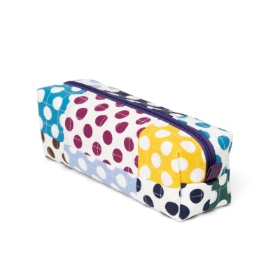 Estojo Box Bolinhas Roxo