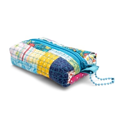 Bolsa Bloco Minipatchwork Turquesa