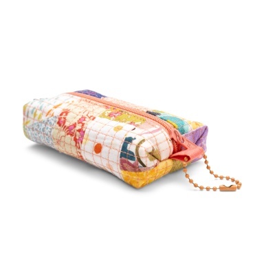 Bolsa Bloco Minipatchwork Salmão