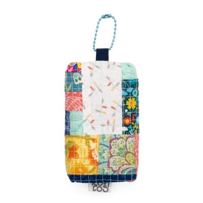 Bolsa Bloco Minipatchwork Azul escuro