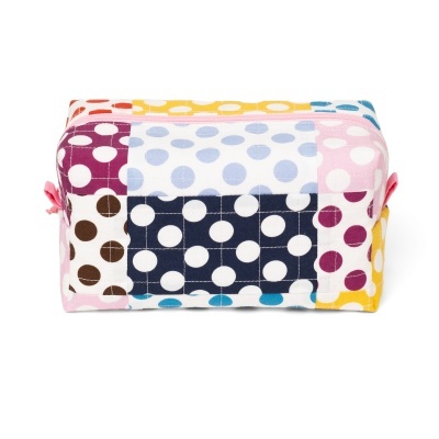 Necessaire M Bolinhas Rosa