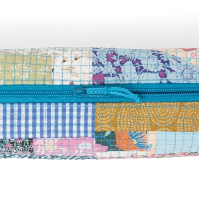 Estojo Box Minipatchwork Turquesa