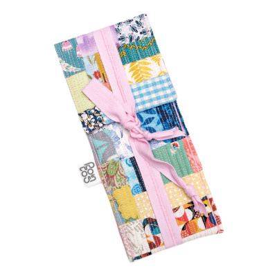 Estojo Nó MiniPatchwork Rosa