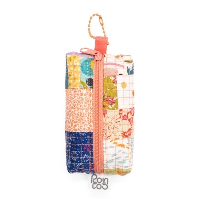 Bolsa Bloco Minipatchwork Salmão