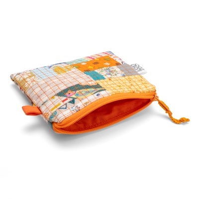 Porta-moedas MiniPatchwork Laranja