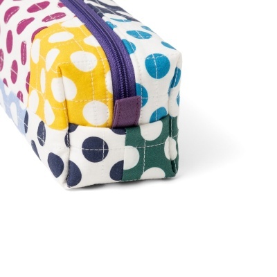 Estojo Box Bolinhas Roxo