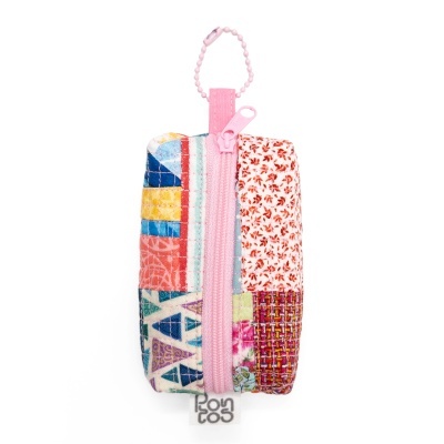 Bolsa Bloco Minipatchwork Rosa