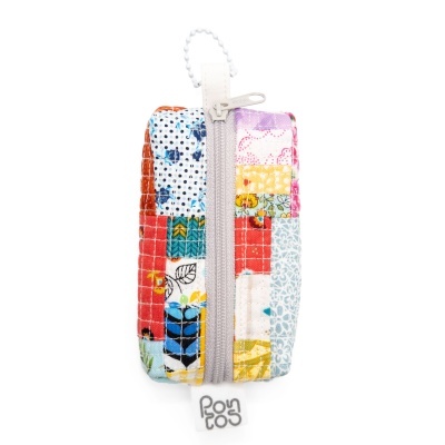 Bolsa Bloco Minipatchwork Cru