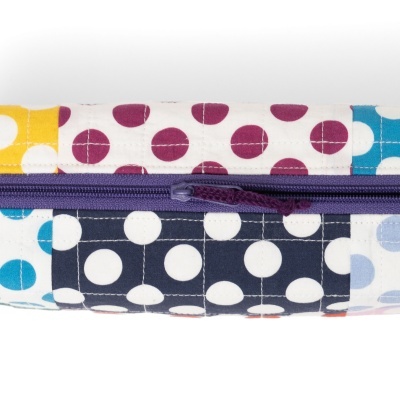 Estojo Box Bolinhas Roxo