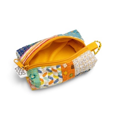 Bolsa Bloco Minipatchwork Amarelo torrado