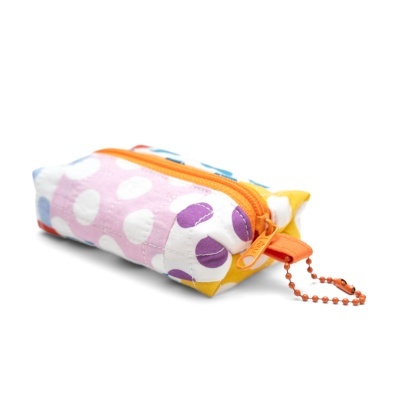 Bolsa Bloco Bolinhas Laranja