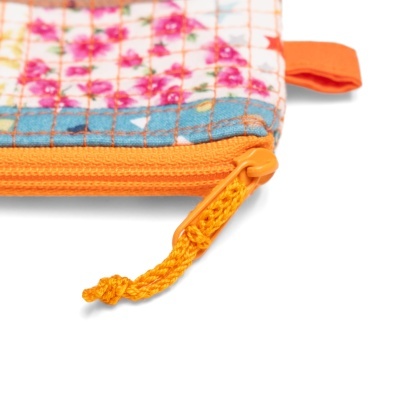 Porta-moedas MiniPatchwork Laranja