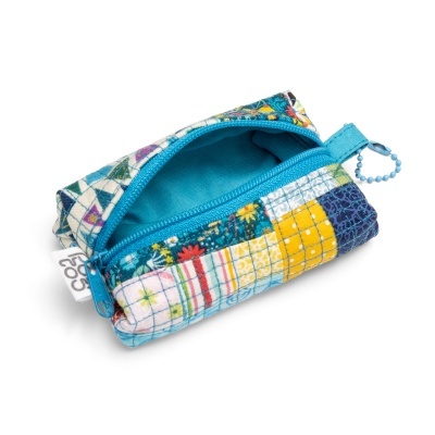 Bolsa Bloco Minipatchwork Turquesa