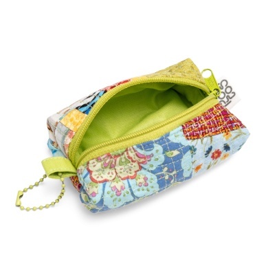 Bolsa Bloco Minipatchwork Verde-lima