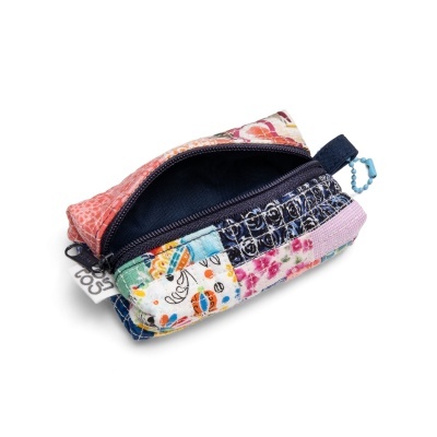 Bolsa Bloco Minipatchwork Azul escuro