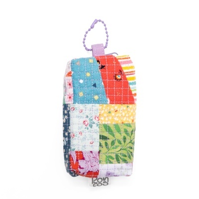 Bolsa Bloco Minipatchwork Lilás