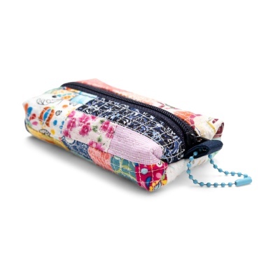 Bolsa Bloco Minipatchwork Azul escuro