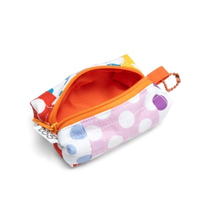 Bolsa Bloco Bolinhas Laranja