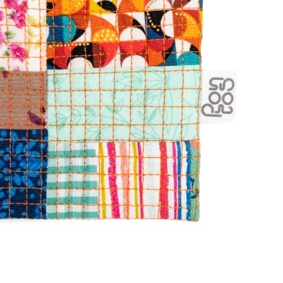 Porta-moedas MiniPatchwork Laranja