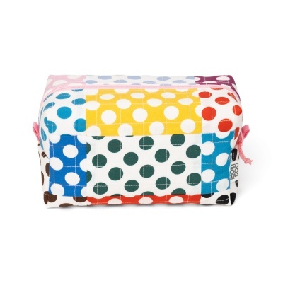 Necessaire M Bolinhas Rosa