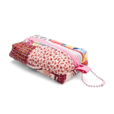 Bolsa Bloco Minipatchwork Rosa