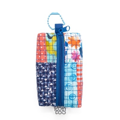 Bolsa Bloco Minipatchwork Azul