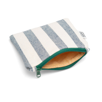 Porta-moedas Riscas Azul