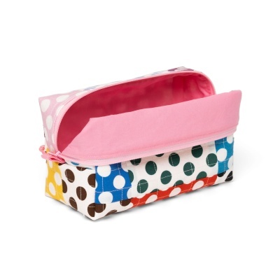 Necessaire M Bolinhas Rosa
